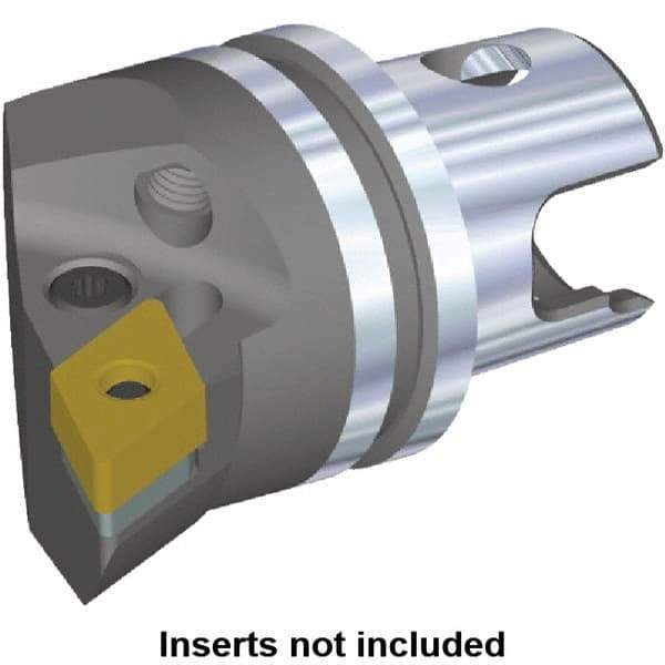 Kennametal - Right Hand Cut, Size KM40, DN.. Insert Compatiblity, Internal or External Modular Turning & Profiling Cutting Unit Head - 27mm Ctr to Cutting Edge, 40mm Head Length, Through Coolant, Series Kenlever - Americas Tooling