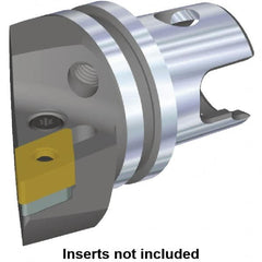 Kennametal - Right Hand Cut, Size KM32, DN.. Insert Compatiblity, Internal or External Modular Turning & Profiling Cutting Unit Head - 22mm Ctr to Cutting Edge, 35mm Head Length, Through Coolant, Series Kenlever - Americas Tooling