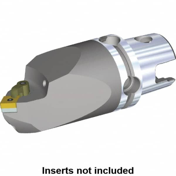 Kennametal - Neutral Cut, Size KM50, CN.. Insert Compatiblity, Modular Turning & Profiling Cutting Unit Head - 50mm Head Length, Through Coolant, Series M-Clamping - Americas Tooling