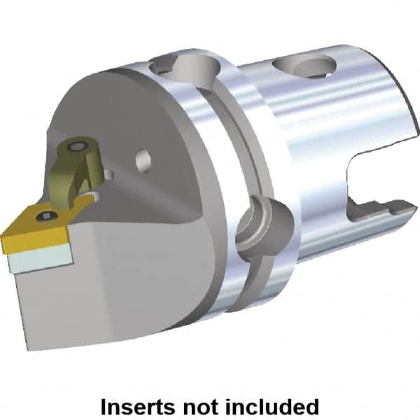 Kennametal - Neutral Cut, Size KM50, DN.. Insert Compatiblity, Modular Turning & Profiling Cutting Unit Head - 50mm Head Length, Through Coolant, Series M-Clamping - Americas Tooling