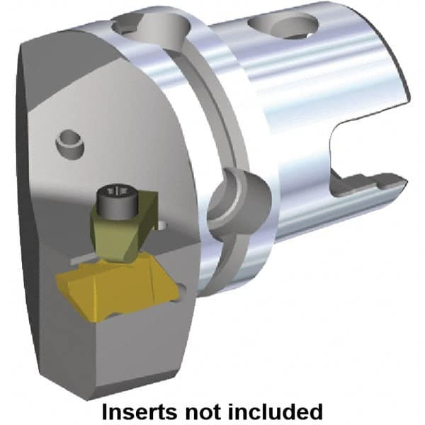 Kennametal - NG2L Insert, 40mm Head Length, Modular Grooving Cutting Unit Head - Left Hand Cut, System Size KM40, Through Coolant, Series Top Notch - Americas Tooling