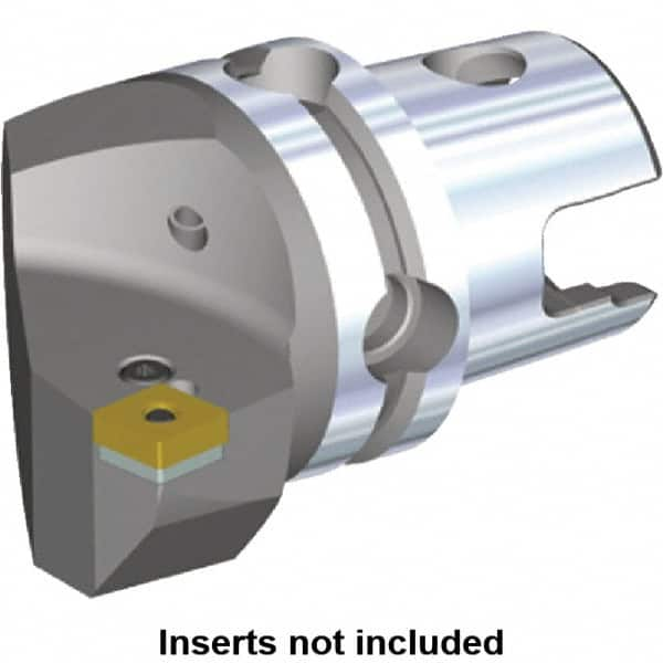 Kennametal - Left Hand Cut, Size KM50, CN.. Insert Compatiblity, Internal or External Modular Turning & Profiling Cutting Unit Head - 35mm Ctr to Cutting Edge, 50mm Head Length, Through Coolant, Series Kenlever - Americas Tooling