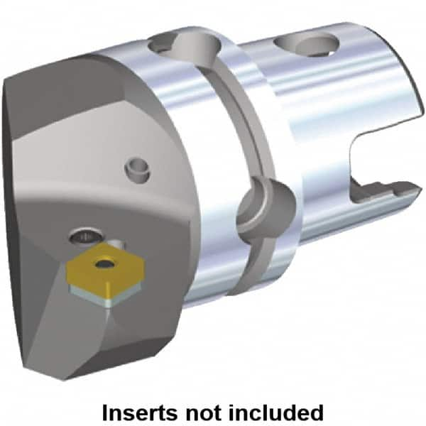 Kennametal - Left Hand Cut, Size KM40, SN.. Insert Compatiblity, Internal or External Modular Turning & Profiling Cutting Unit Head - 27mm Ctr to Cutting Edge, 40mm Head Length, Through Coolant, Series Kenlever - Americas Tooling