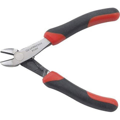 GearWrench - Cutting Pliers - 5" BLK/RED SLIM HNDL MINI DIAG CUTTING PLIERS - Americas Tooling