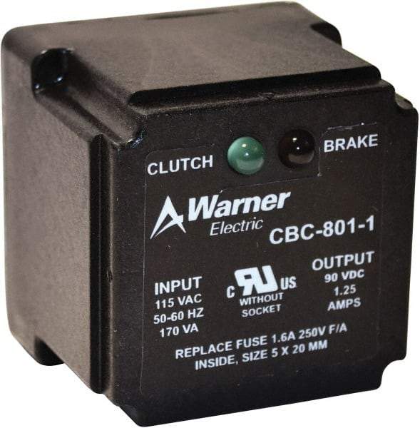 Warner Electric - Octal Socket Clutch Power Supply - For Use with Any 90V Clutch or Brake - Americas Tooling