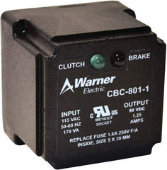 Warner Electric - Octal Socket Clutch Power Supply - For Use with Any 90V Clutch or Brake - Americas Tooling