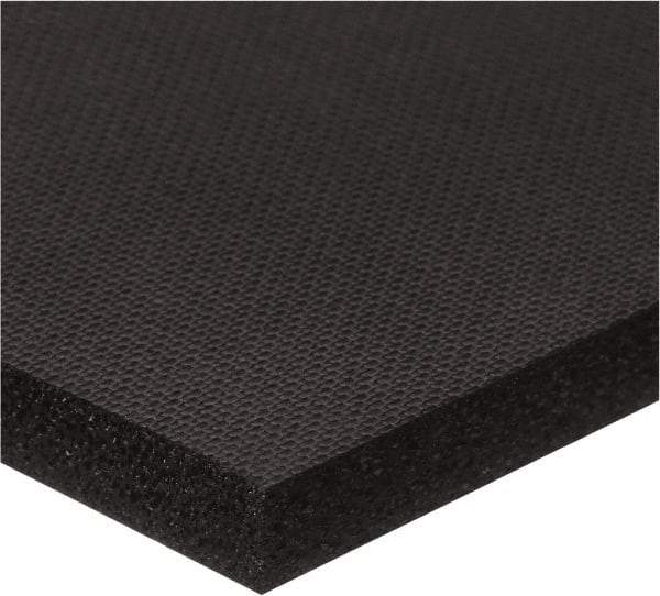 Value Collection - 1/16" Thick x 1/2" Wide x 10' Long Black Closed Cell Buna-N Foam Rubber Roll - Stock Length, Adhesive Back, -40°F to 200°F - Americas Tooling