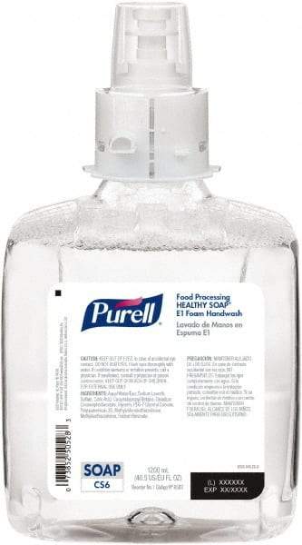 PURELL - 1,200 mL Bottle Foam Soap - Clear, Fragrance Free Scent - Americas Tooling