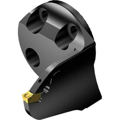 Sandvik Coromant - Modular Grooving Cutting Unit Head - Right Hand Cut, Through Coolant, Series CoroCut QF - Americas Tooling