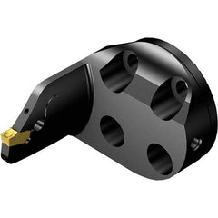 Sandvik Coromant - Modular Grooving Cutting Unit Head - Left Hand Cut, Through Coolant, Series CoroCut QF - Americas Tooling