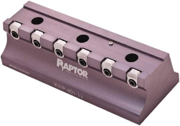 Raptor Workholding - 1-1/2" Jaw Width, 12" High x 17" Long x 7" Wide Dovetail Vise - For Use with 4 & 5 Axis Workholding Systems - Americas Tooling