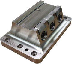 Raptor Workholding - 2-3/4" Jaw Width, 10" High x 10" Long x 8" Wide Dovetail Vise - For Use with 4 & 5 Axis Workholding Systems - Americas Tooling