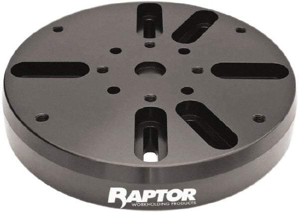 Raptor Workholding - 11.95" Jaw Width, 2" High Riser - For Use with 4 & 5 Axis Workholding Systems - Americas Tooling