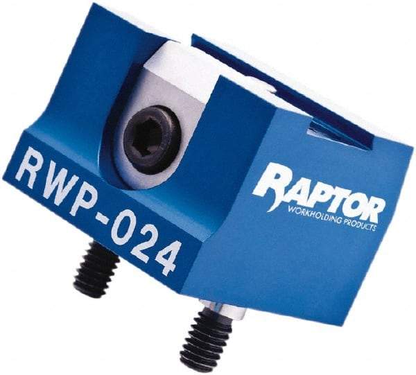 Raptor Workholding - 3/4" Jaw Width, 1-1/2" High x 2" Long x 2" Wide Dovetail Vise - For Use with 4 & 5 Axis Workholding Systems - Americas Tooling