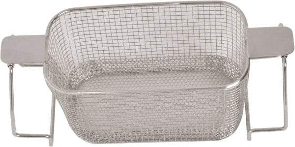 CREST ULTRASONIC - Stainless Steel Parts Washer Basket - 5.177" High, Use with Parts Washers - Americas Tooling