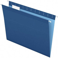 Pendaflex - 8-1/2 x 11", Letter Size, Navy, Hanging File Folder - 11 Point Stock, 1/5 Tab Cut Location - Americas Tooling