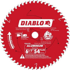 Freud - 6-1/2" Blade Diam, 56 Teeth, Carbide-Tipped Cold Saw Blade - 5/8" Arbor Hole Diam, 0.045" Blade Thickness - Americas Tooling