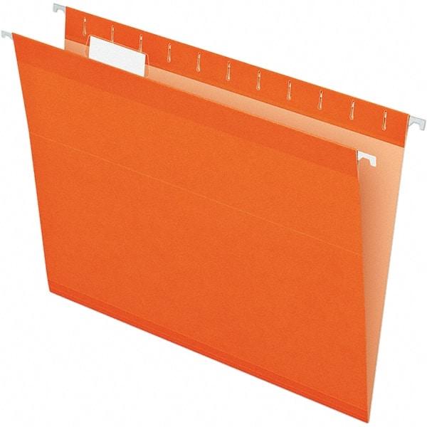 Pendaflex - 8-1/2 x 11", Letter Size, Orange, Hanging File Folder - 11 Point Stock, 1/5 Tab Cut Location - Americas Tooling