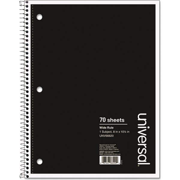 UNIVERSAL - Note Pads, Writing Pads & Notebooks Writing Pads & Notebook Type: Notebook Size: 10-1/2 x 8 - Americas Tooling