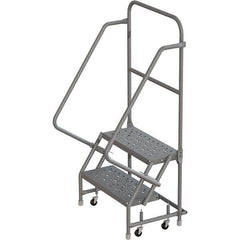 TRI-ARC - Rolling & Wall Mounted Ladders & Platforms Type: Rolling Warehouse Ladder Style: Rolling Platform Ladder - Americas Tooling