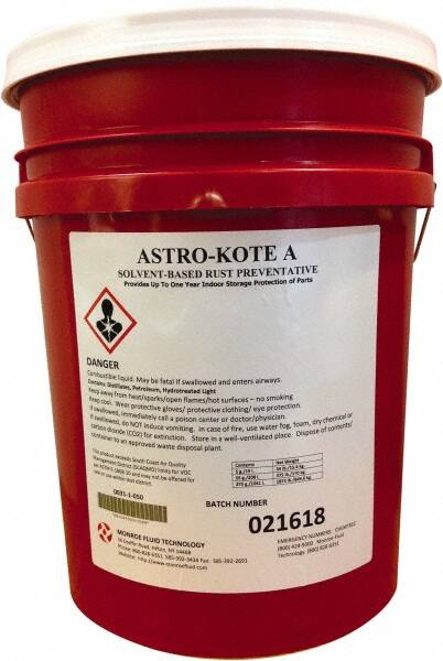 Monroe Fluid Technology - 5 Gal Rust/Corrosion Inhibitor - Comes in Pail - Americas Tooling