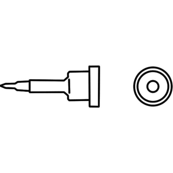 Weller - Soldering Iron Tips; Type: Round Tip ; For Use With: WSP 80, WP 80, WXP 80 Pencils - Exact Industrial Supply