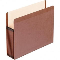 Pendaflex - 11-3/4 x 9-1/2", Letter Size, Brown, Expansion Folders - Straight Tab Cut Location - Americas Tooling