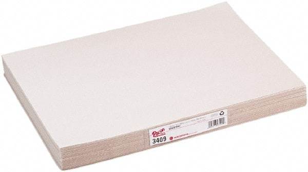 Pacon - 18" Long x 12" Wide Sheets of White Newsprint Paper - 30 Lb Paper Weight, 500 Sheets - Americas Tooling