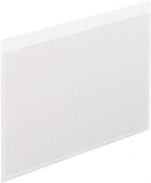 Pendaflex - 100 Piece Clear Self-Adhesive Docment Protector - 6" High x 4" Wide - Americas Tooling