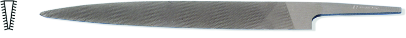 8" Knife File, Cut 0 - Americas Tooling