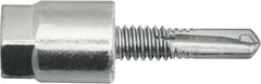 Powers Fasteners - 3/8" Zinc-Plated Steel Vertical (End Drilled) Mount Threaded Rod Anchor - 1/4" Diam x 1-1/2" Long, Hex Head, 2,375 Lb Ultimate Pullout, For Use with Steel - Americas Tooling