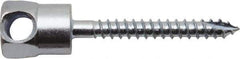 Powers Fasteners - 3/8" Zinc-Plated Steel Horizontal (Cross Drilled) Mount Threaded Rod Anchor - 1/4" Diam x 2" Long, Hex Head, 1,800 Lb Ultimate Pullout, For Use with Wood - Americas Tooling