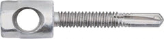 Powers Fasteners - 3/8" Zinc-Plated Steel Horizontal (Cross Drilled) Mount Threaded Rod Anchor - 1/4" Diam x 1" Long, Hex Head, 2,570 Lb Ultimate Pullout, For Use with Steel - Americas Tooling