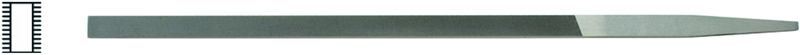 4" Pillar Extra-Narrow File, Cut 4 - Americas Tooling