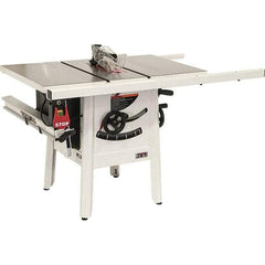 Jet - 10" Blade Diam, 5/8" Arbor Diam, 1 Phase Table Saw - 1-3/4 hp, 27" Wide, 115 Volt, 3-1/8" Cutting Depth - Americas Tooling