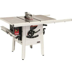 Jet - 10" Blade Diam, 5/8" Arbor Diam, 1 Phase Table Saw - 1-3/4 hp, 27" Wide, 115 Volt, 3-1/8" Cutting Depth - Americas Tooling