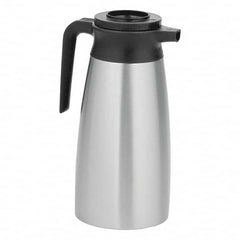 Coffee, Tea & Accessories; Cup Type: Carafe; Color: Stainless Steel; Black; Breakroom Accessory Type: Carafe; Breakroom Accessory Description: 1.9 Liter Thermal Pitcher; Color: Black