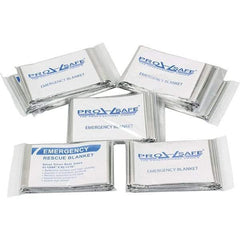 PRO-SAFE - Mylar Rescue & Emergency Blanket - 82-11/16" Long x 51-13/64" Wide - Americas Tooling