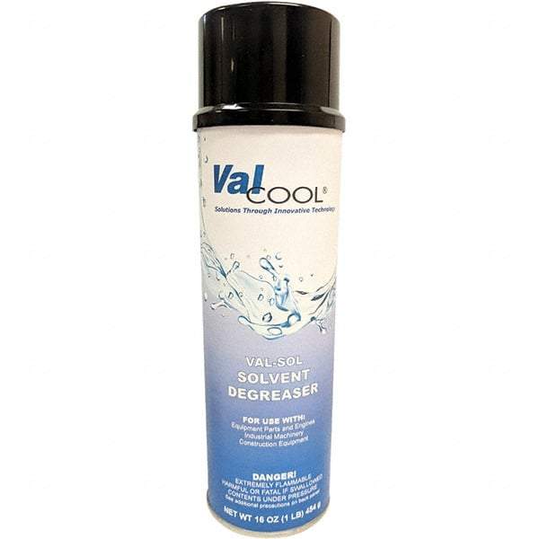 ValCool - 20 oz Can Cleaner/Degreaser - Aerosol, Solvent-Based, Unscented - Americas Tooling