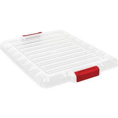 Quantum Storage - Tote & Storage Container Lids For Use With: Quantum Storage Systems - LC191507CL Width (Decimal Inch): 16.5000 - Americas Tooling