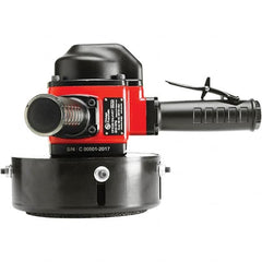 Chicago Pneumatic - 6" Wheel Diam, 6,000 RPM, Pneumatic Angle & Disc Grinder - 5/8-11 Spindle, 70 CFM, Side Exhaust - Americas Tooling