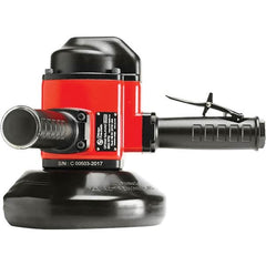 Chicago Pneumatic - 7" Wheel Diam, 8,500 RPM, Pneumatic Angle & Disc Grinder - 5/8-11 Spindle, 110 CFM, Side Exhaust - Americas Tooling