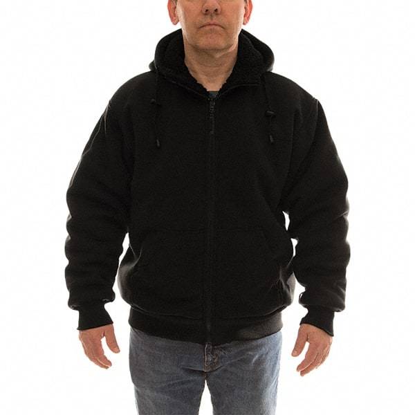Tingley - Size XL Jacket - Black, Polyester & Cotton, Zipper Closure, 48 to 50" Chest - Americas Tooling
