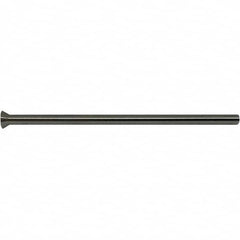 Gibraltar - 0.092" Pin Diam, 0.165" Head Diam x 0.1155" Head Height, 2-1/2" OAL, Conical Pin - High Speed Steel - Americas Tooling