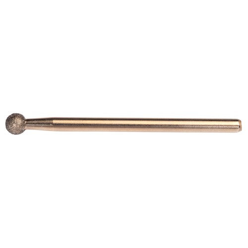 1/4″ Electroplated CBN Mandrel 100 Grit Spherical Ball end - Americas Tooling