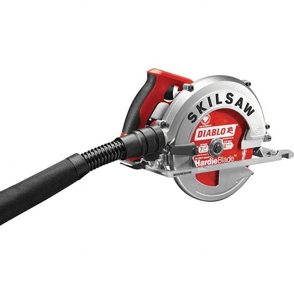 Skilsaw - 15 Amps, 7-1/4" Blade Diam, 5,300 RPM, Electric Circular Saw - 120 Volts, 10' Cord Length, 5/8" Arbor Hole, Left Blade - Americas Tooling