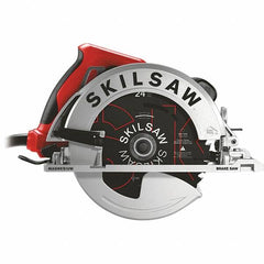 Skilsaw - 15 Amps, 7-1/4" Blade Diam, 5,300 RPM, Electric Circular Saw - 120 Volts, 10' Cord Length, 5/8" Arbor Hole, Left Blade - Americas Tooling