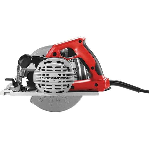 Skilsaw - 15 Amps, 7-1/4" Blade Diam, 5,300 RPM, Electric Circular Saw - 120 Volts, 10' Cord Length, 5/8" Arbor Hole, Left Blade - Americas Tooling