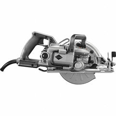 Skilsaw - 15 Amps, 7-1/4" Blade Diam, 5,300 RPM, Electric Circular Saw - 120 Volts, 8' Cord Length, 7/8" Arbor Hole, Left Blade - Americas Tooling