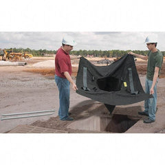 UltraTech - 5' Long x 5' Wide, Nonwoven Polypropylene Geotextile Drain Guard - Black, Use for Stormwater/Construction Compliance - Americas Tooling